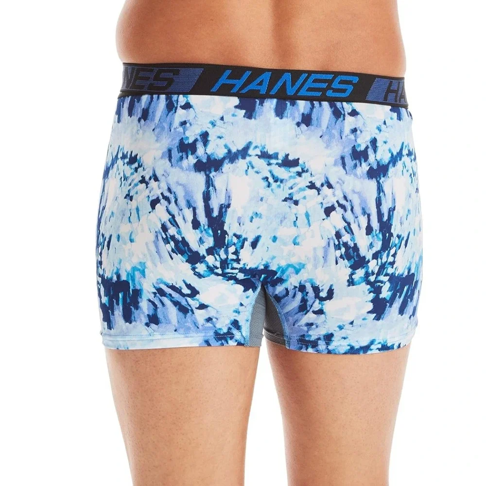 Hanes Mens X-Temp Boxer Briefs Total Support Pouch 3-Pack Lightweight